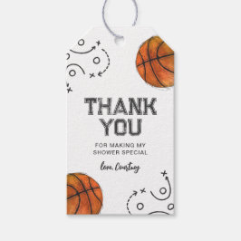 Para Regalos Etiquetas Baby Shower Favor del baloncesto