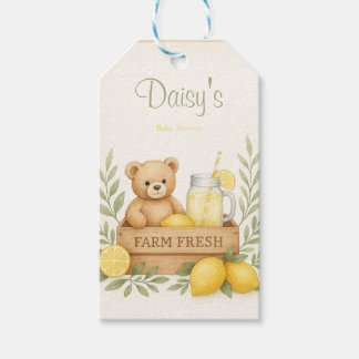 Para Regalos Etiquetas Baby Shower Favor Lemon
