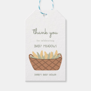 Para Regalos Etiquetas Baby Shower favoritas de maíz cultivadas