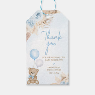 Para Regalos Etiquetas Baby Shower Favorito Bearly Wait Blue Be