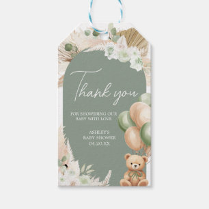 Para Regalos Etiquetas Baby Shower Favorito del Globo de Oso de