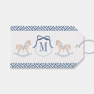 Para Regalos Etiquetas Baby Shower Favorito Monograma Caballo R