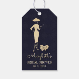 Para Regalos Etiquetas clásicas de regalo de ducha de novia de