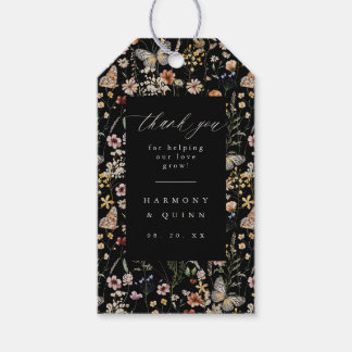 Para Regalos Etiquetas colgantes de regalo de flores silvestres