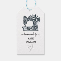 Etiquetas colgantes de ropa de máquinas de coser f