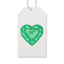 Etiquetas de acuarela de piedras de corazón de joy