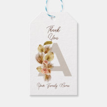 Etiquetas de agradecimiento boho personalizadas –