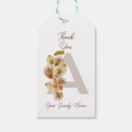 Para Regalos Etiquetas de agradecimiento boho personalizadas –