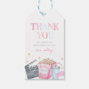Para Regalos Etiquetas de agradecimiento del Fiesta de película