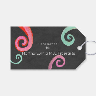 Para Regalos Etiquetas de Artes de Fibra