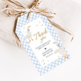 Para Regalos Etiquetas de Baby Shower de Silly Goose Gingham