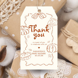 Para Regalos Etiquetas de Baby Shower Favorito de la calabaza d