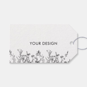 Para Regalos Etiquetas de colgador con logo de Personalizado Wi