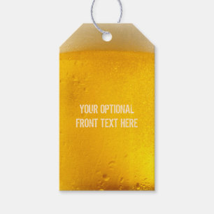 Para Regalos Etiquetas de encargo del regalo de la CERVEZA