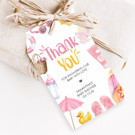 Para Regalos Etiquetas de Favor de Baby Shower de Verano Splish
