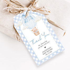 Para Regalos Etiquetas de Favor de Baby Shower Oso Azul Apenas 