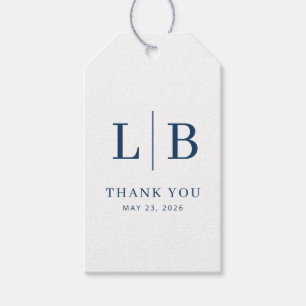 Para Regalos Etiquetas de Favor de Boda Elegantes con Serif en 