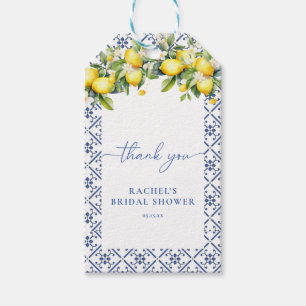 Para Regalos Etiquetas de Favor de Bridal del Meno de Limón Med