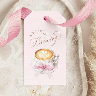 Para Regalos Etiquetas de Favor de Café de Baby Is Brewing