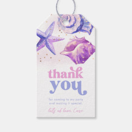 Para Regalos Etiquetas de favor de cumpleaños de Shellebrate