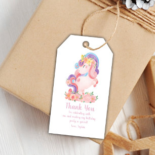 Para Regalos Etiquetas de Favor de Cumpleaños de Unicornio con