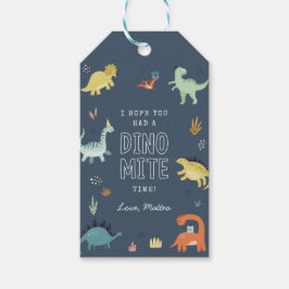 Para Regalos Etiquetas de Favor de Fiesta de Cumpleaños de Dino