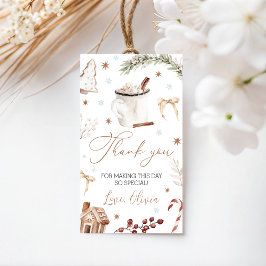 Para Regalos Etiquetas de Favor de Galletas y Cacao