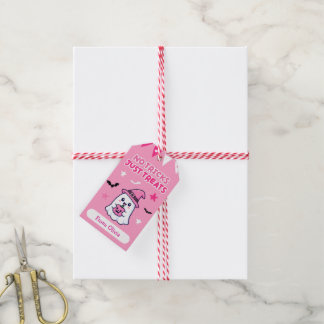 Para Regalos Etiquetas de Favor de Halloween Rosadas