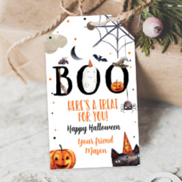 Para Regalos Etiquetas de Favor de Halloween Trato de Boo Ropa 