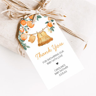 Para Regalos Etiquetas de Favor de la Fruta del Naranja de la L
