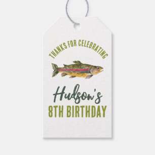 Para Regalos Etiquetas de Favor de la Pesca de Cumpleaños