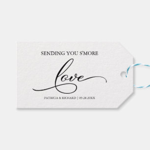 Para Regalos Etiquetas de Favor de Más Amor de S'more de Escrit