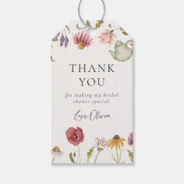 Para Regalos Etiquetas de Favor Floral Tea Fiesta Bridal Shower
