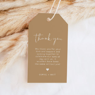 Para Regalos Etiquetas de Favor Modernas Beige Boho INDIE