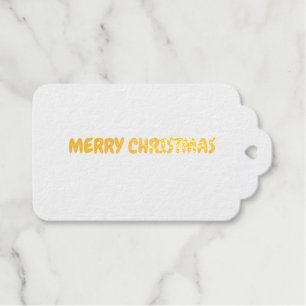 PARA REGALOS ETIQUETAS DE FAVOR SENCILLAS DE LA FUSIÓN DE ORO N