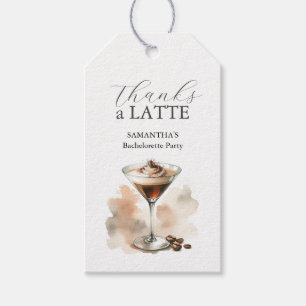Para Regalos Etiquetas de Favor Temáticas de Espresso Martini