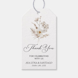 Para Regalos Etiquetas de favoritas de bodas botánicas simples