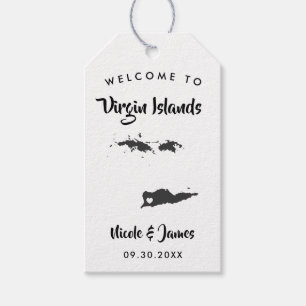 Para Regalos Etiquetas de la bolsa de bienvenida de las Islas V