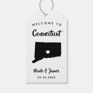 Para Regalos Etiquetas de la bolsa de bienvenida del Boda Conne