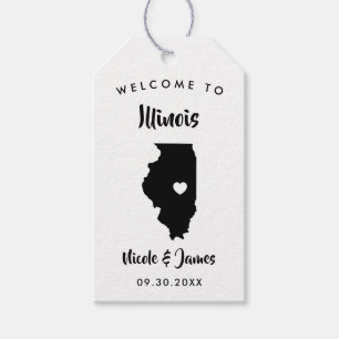 Para Regalos Etiquetas de la bolsa de bienvenida del Boda de Il