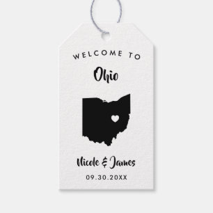 Para Regalos Etiquetas de la bolsa de bienvenida del Boda de Oh