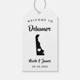 Para Regalos Etiquetas de la bolsa de bienvenida del Boda Delaw
