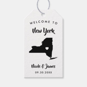 Para Regalos Etiquetas de la bolsa de la bienvenida del Boda de
