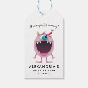 Para Regalos Etiquetas de la fiesta de cumpleaños de Monster Ba