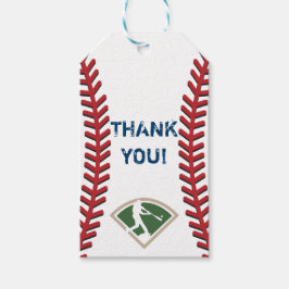 Para Regalos Etiquetas de la fiesta de cumpleaños del béisbol