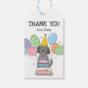 Para Regalos Etiquetas de la fiesta de cumpleaños del perro Gol