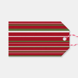 Para Regalos Etiquetas de Navidad en Verde Oliva, Rojo Oscuro y
