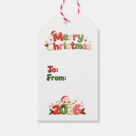 Para Regalos Etiquetas de Navidad Kawaii