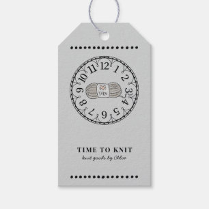 Para Regalos Etiquetas de precios de artículos de Knit hechos a