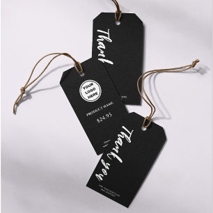 Para Regalos Etiquetas de precios en blanco negro - Boutique co